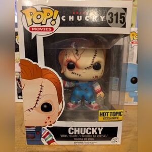 Funko Pop 315 Chucky and Hot Topic and Underground Toys Exclusives